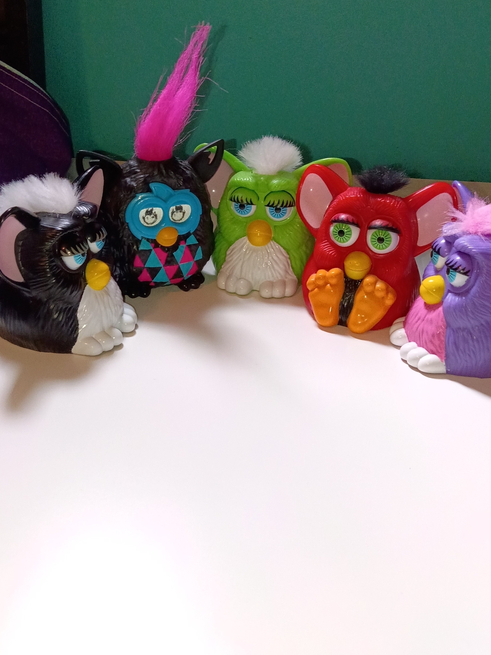 Furby's Mcdonald's Happy Meal Toys 1998